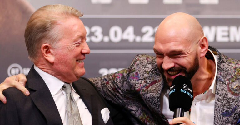 Frank Warren Sets Ambitious Target Fury vs Usyk PPV Buys