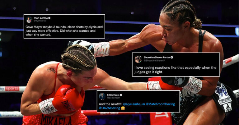 Boxing World Reacts To Baumgardner’s Decision Victory Over Mayer