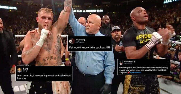 Boxing And Influencer World Reacts To Jake Paul Beating Anderson Silva