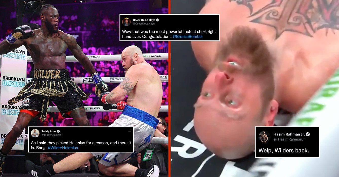 Deontay Wilder boxing Helenius
