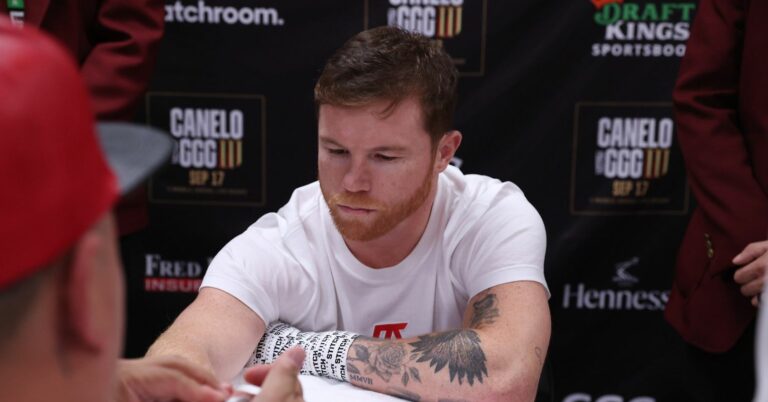 Canelo Updates On Potential UK Fight