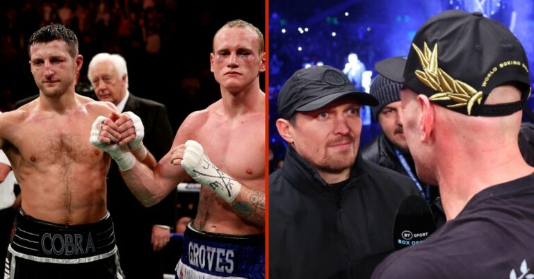 Froch and Groves Disagree Over Fury Vs Usyk Outcome