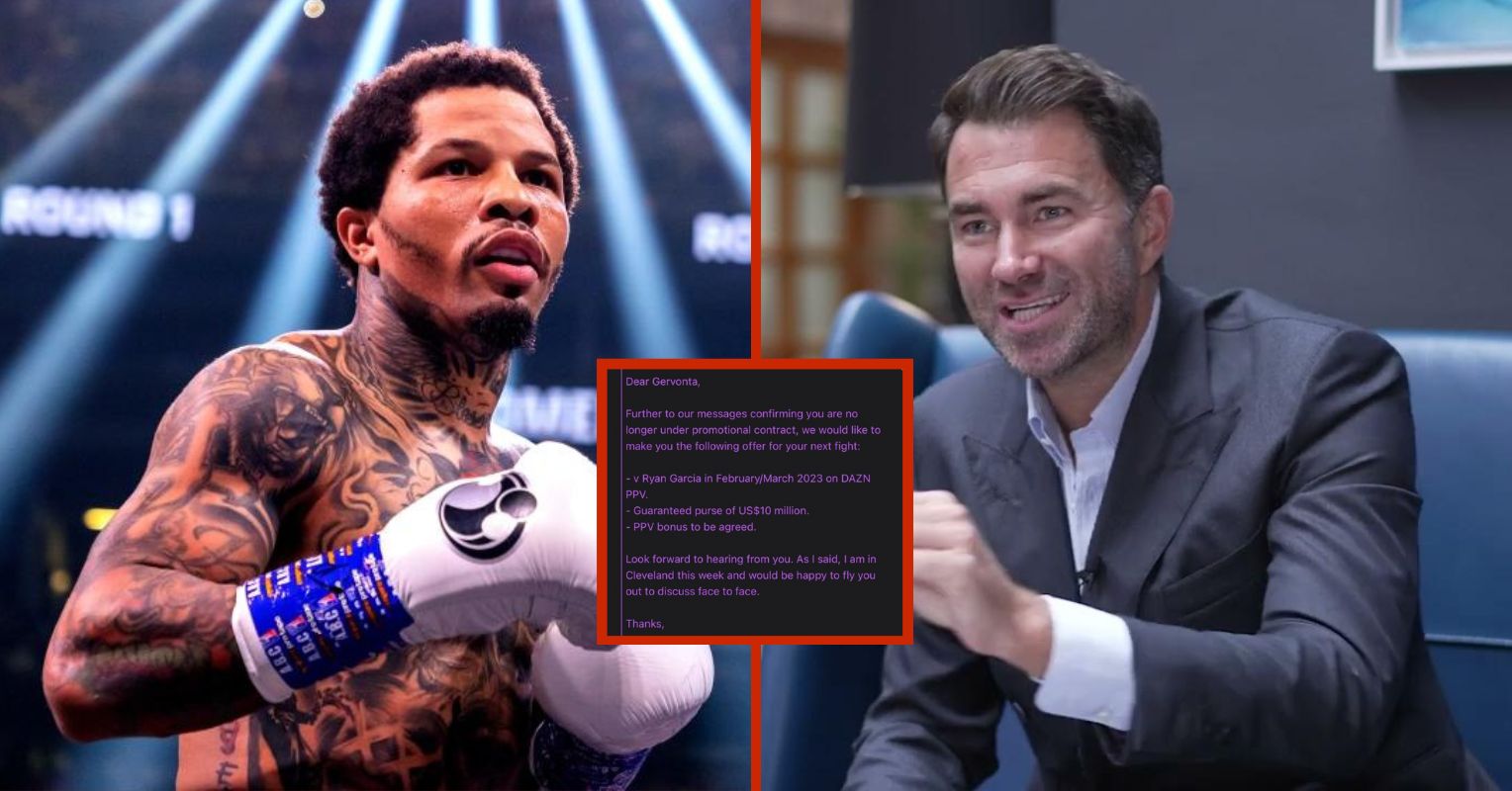 Eddie Hearn Responds To Gervonta Davis Leaking ‘Confidential’ Email Offer