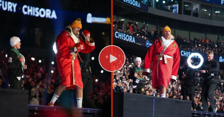 Ring Walk Of The Year? Tyson Fury’s Three Lions Showstopper