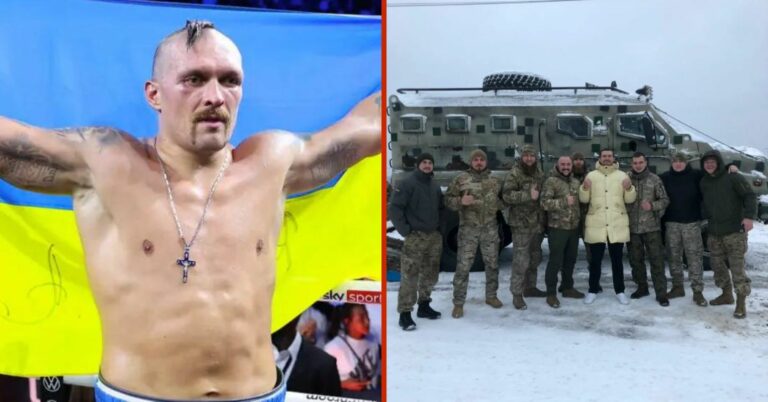 Usyk’s Manager Tells Of Champion’s Relationship With Soldiers On The Front Line