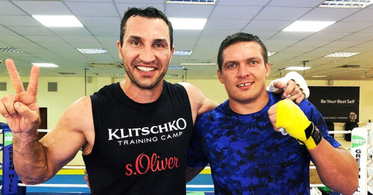 Usyk Gets Advice From Klitschko Brothers Ahead Of Tyson Fury Fight