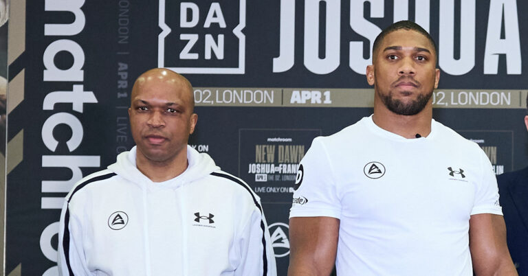 Anthony Joshua’s New Trainer Admits He’s Hardly Seen Any Of His Fights