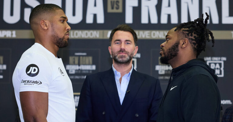 Eddie Hearn Reveals Ticket Sales For Joshua Comeback: “It’s Difficult Times”