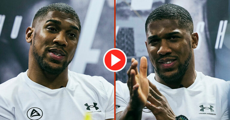 Anthony Joshua Snaps When Asked About ‘Mate’ Dillian Whyte