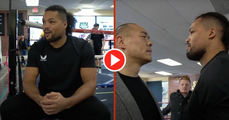 Joe Joyce Interview Interrupted By Zhang: “I’m Coming To Blow Up A Tank”