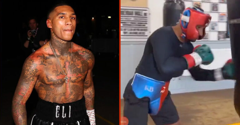 Conor Benn Reacts To Kell Brook Training Again With Sparring Session Dig