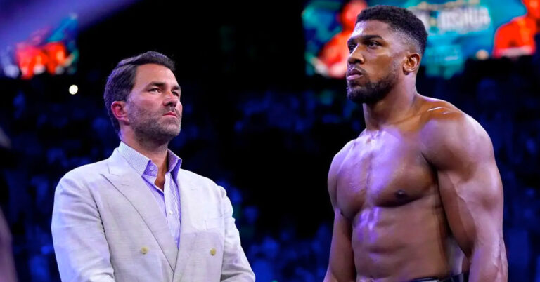 Eddie Hearn Admits Anthony Joshua’s Star Has Fallen: “It’s Make Or Break”