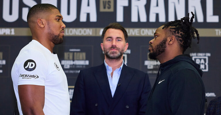 Eddie Hearn “Nervous” Ahead Of Anthony Joshua Comeback: “He Must Win”