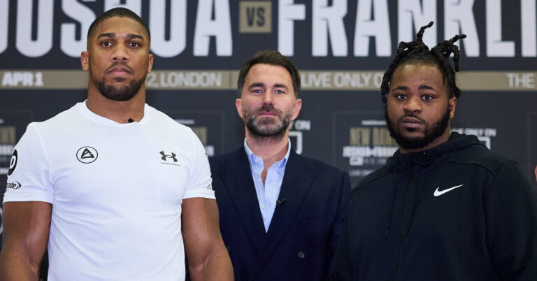 Matchroom CEO Updates On Joshua-Franklin Ticket Sales: “It’s Tough Times”