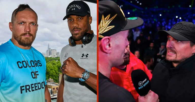 Usyk’s Promoter Compares Dealing With Tyson Fury To Anthony Joshua