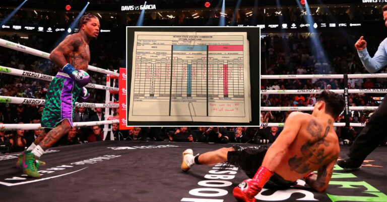 Gervonta Davis-Ryan Garcia Official Scorecards