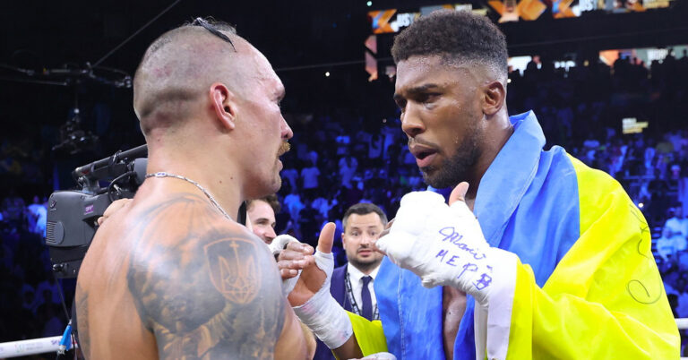 Anthony Joshua Says Lomachenko’s ‘Disrespectful’ Remark Sparked Usyk Rant