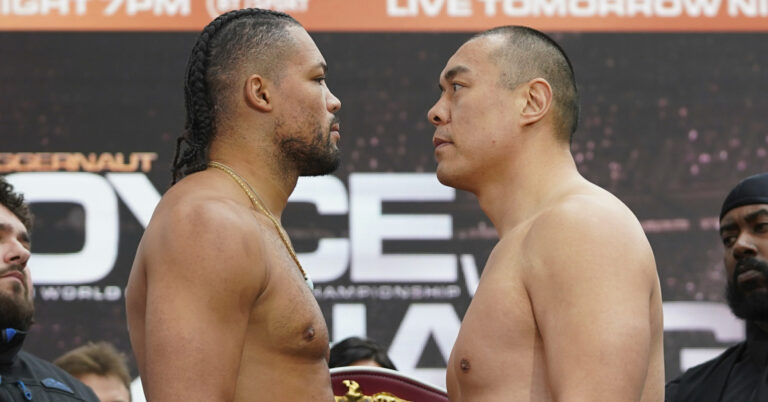 Joe Joyce vs Zhilei Zhang: Live Scorecard From Boxing Social