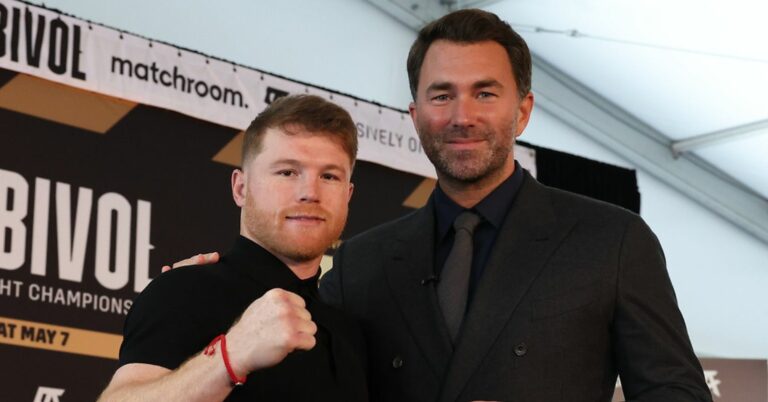 Eddie Hearn Believes Canelo Is Only An Underdog In One Fight