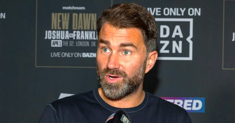 Eddie Hearn Shocked At “One Of The Worst Stoppages” He’s Ever Seen