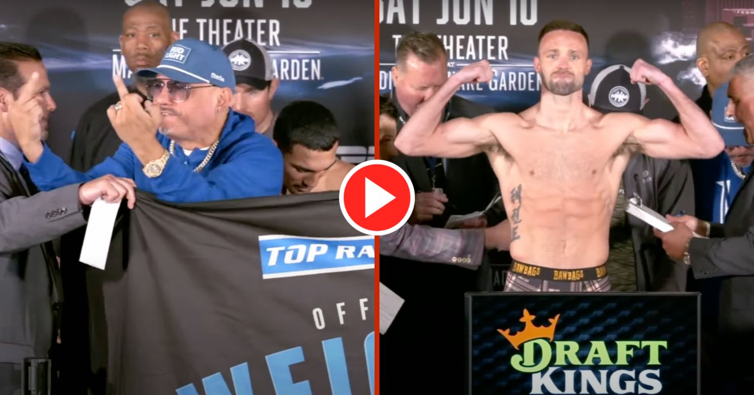 Teofimo Lopez Strips Down To Make Weight For Josh Taylor Title Fight