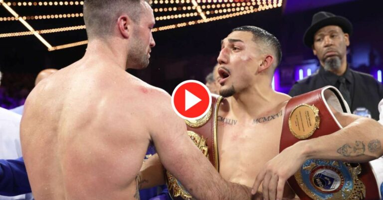 Audio Reveals The Advice Teofimo Lopez Gave Josh Taylor Immediately After Fight