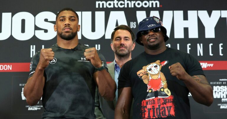 Anthony Joshua-Dillian Whyte Undercard Set For 3 Big Heavyweight Fights