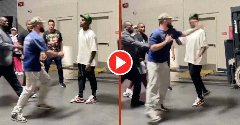 Caleb Plant Slaps Jermall Charlo In The Face At Spence-Crawford Weigh-In