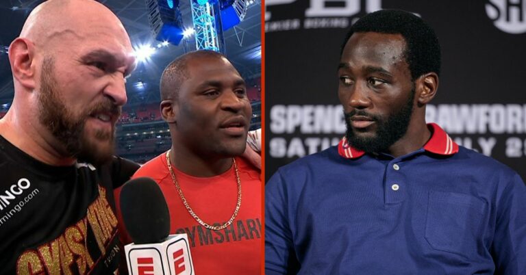 Terence Crawford Has Ruthless One Word Reaction To Tyson Fury-Francis Ngannou Fight