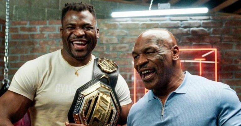 Mike Tyson Reacts To Francis Ngannou Training Request Ahead Of Tyson Fury Fight