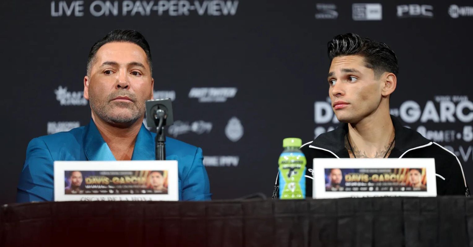 “It’s Gonna Happen Tonight”: De La Hoya On ‘Death Threat’ That Kept Him From Ryan Garcia Presser
