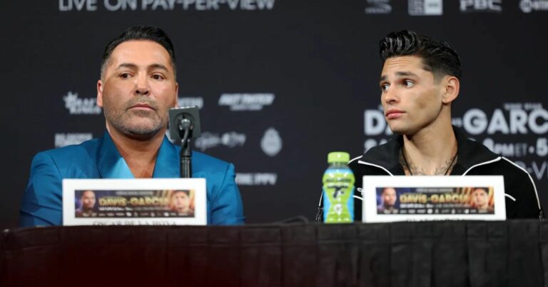 Oscar De La Hoya Opens Up On Ryan Garcia Lawsuit Details: “He Has People In His Ear”