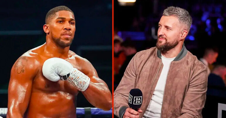 Carl Froch Tells Anthony Joshua To ‘Grow Up And Grow A Pair’ As Feud Intensifies