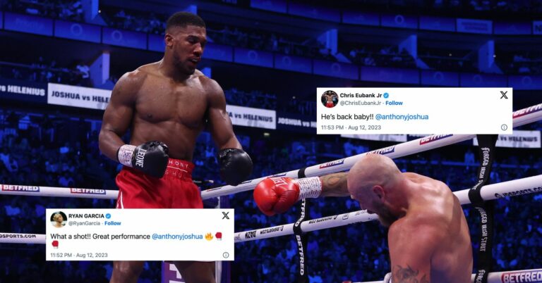 “He’s Back Baby!”: Fighters React To Anthony Joshua’s ‘Dangerous’ Knockout
