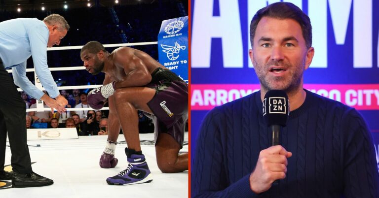 Eddie Hearn Has Made Up His Mind On Daniel Dubois Staying Down Against Usyk