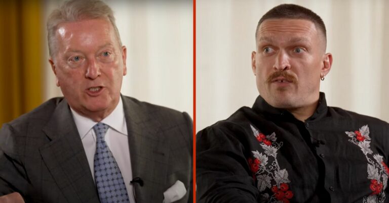 Frank Warren And Oleksandr Usyk Clash Over Failed Tyson Fury Fight