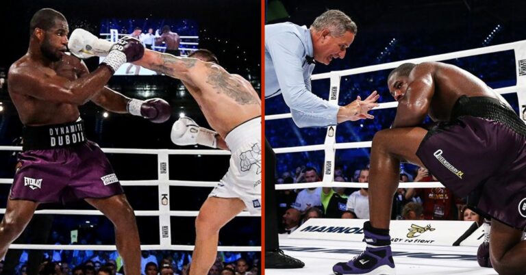 Oleksandr Usyk Stops Daniel Dubois To Retain Title After Controversial Low Blow