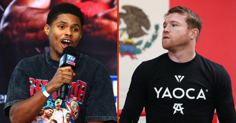 Shakur Stevenson Warns Canelo He Would “Get Smoked” By Rival