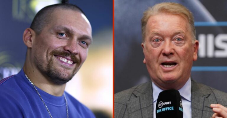 Oleksandr Usyk Reacts To Frank Warren’s Prediction That Dubois Will KO Him