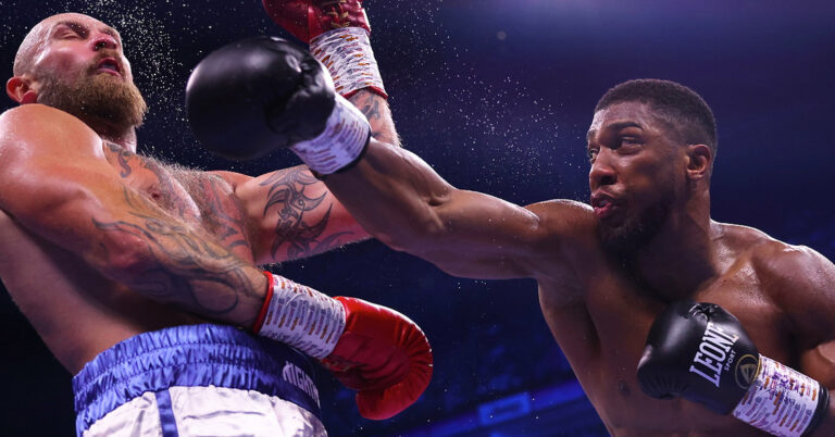 Anthony Joshua Knocks Robert Helenius Out Cold To Set Up Deontay Wilder Fight