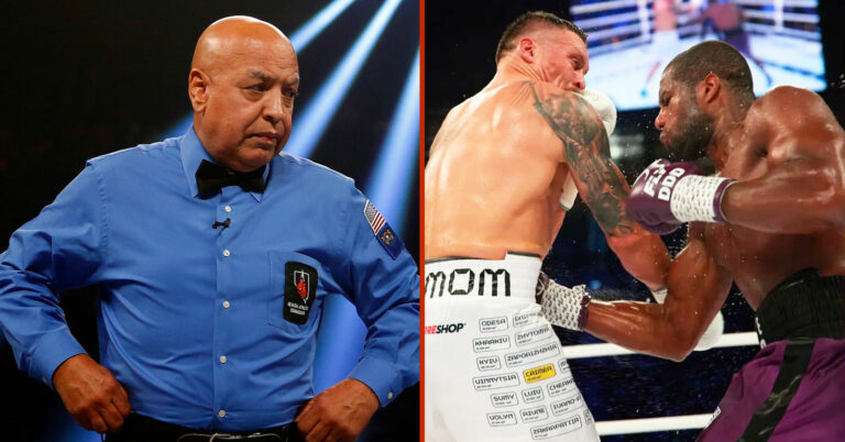 Legendary Referee Says Dubois Shot Against Usyk WASN’T A Low Blow