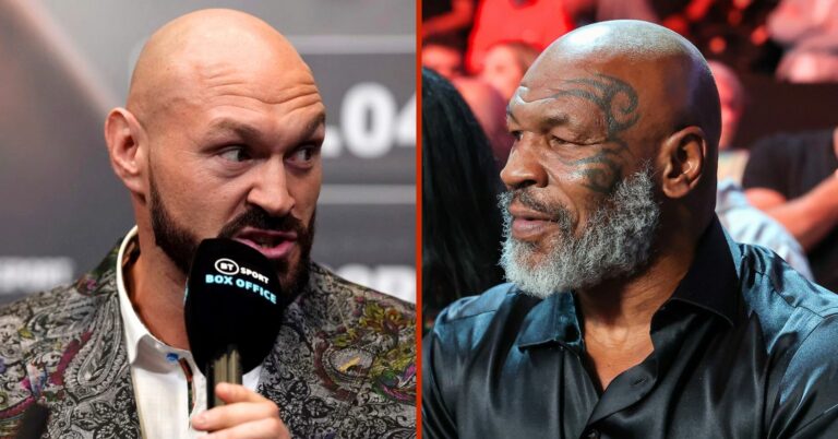 Mike Tyson Responds To Tyson Fury Saying It’s Sad He’s Going Against Him In Ngannou Fight