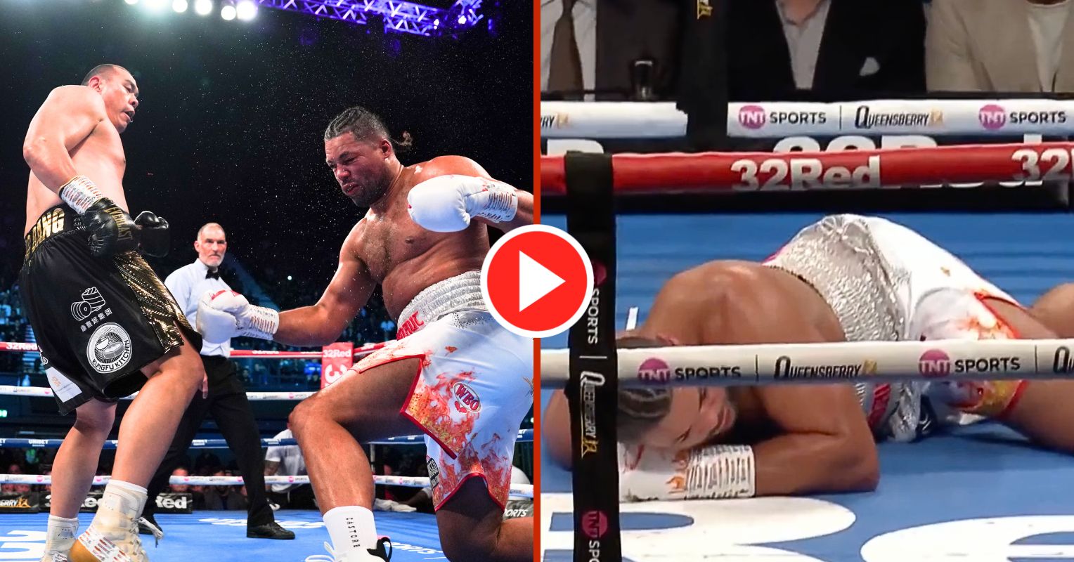 Zhilei Zhang Brutally Stops Joe Joyce In 3 With Knockout Of The Year Contender