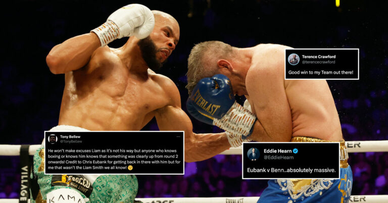 Boxing World Reacts To Chris Eubank Stopping Liam Smith: “Different Fighter Tonight”
