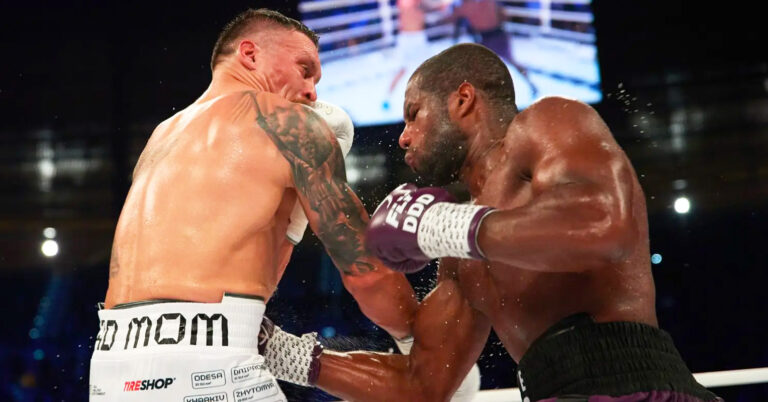 Six Weight Champion Fumes About Usyk-Dubois Low Blow: “Belt Was By His Nipples”