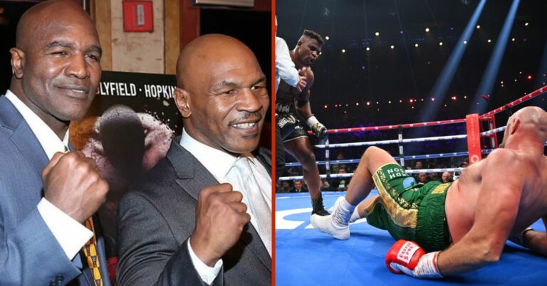 Mike Tyson And Evander Holyfield Disagree On Tyson Fury-Francis Ngannou Winner