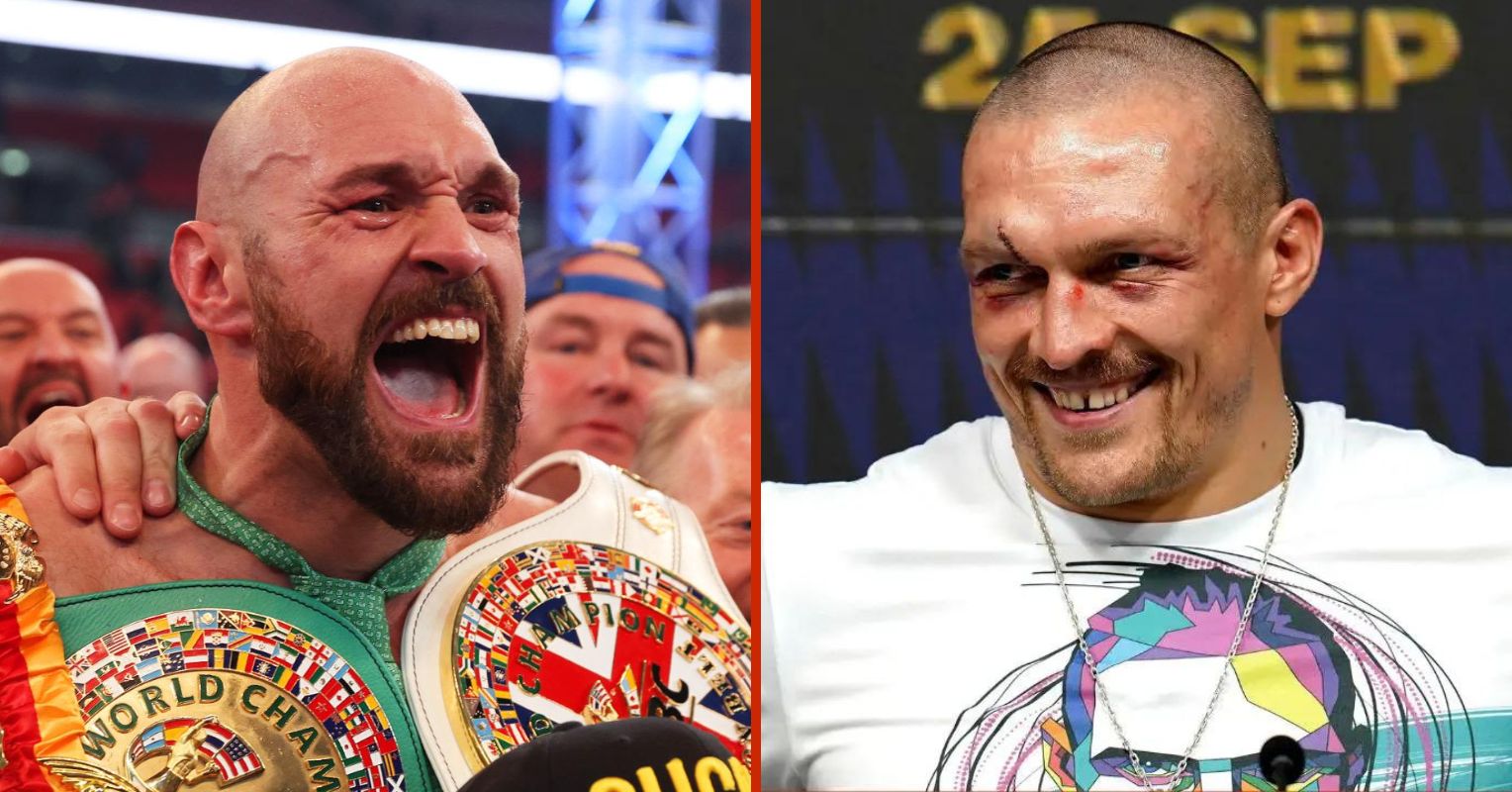 Tyson Fury and Oleksandr Usyk