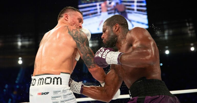 WBA Announces Final Verdict On Usyk-Dubois Controversial Low Blow Appeal