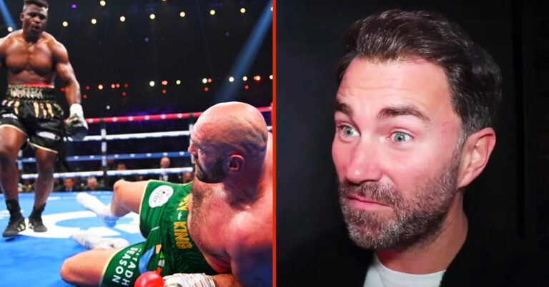Eddie Hearn Says Ngannou ‘Robbed’ Against Tyson Fury: “Usyk Fight Is Dead, Let AJ End Him”