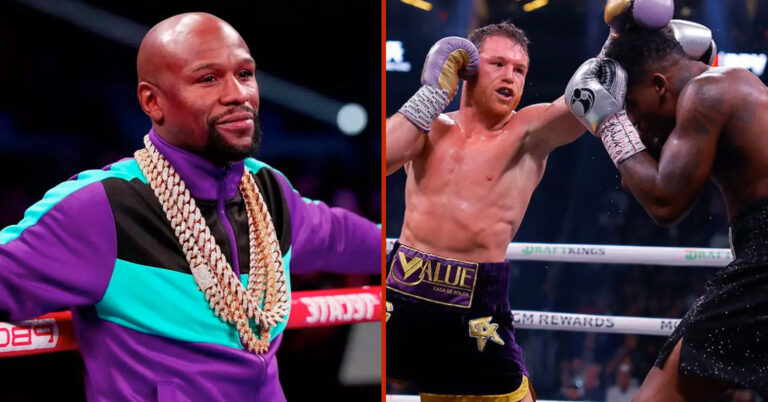 Floyd Mayweather Reacts To Canelo’s Performance Against Jermell Charlo